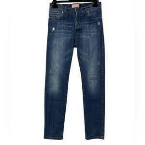 MARCO PESCAROLO Napoli Nerano 3 Distressed Denim Jeans